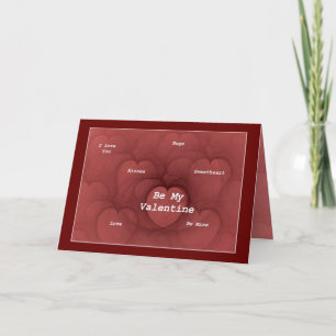 CARTES POUR FÊTES ANNUELLES BEAUCOUP DE COEURS
