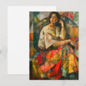 Cartes Pour Fêtes Annuelles Beauté (Devant / Derrière)