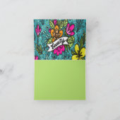 Cartes Pour Fêtes Annuelles Beauté de l'oreiller avec fleurs (Intérieur)