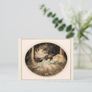 Cartes Pour Fêtes Annuelles Beauté dormante par Louis Icart
