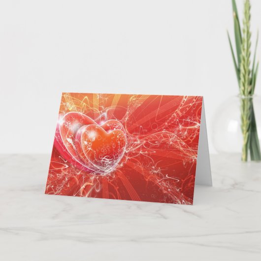 Cartes Pour Fêtes Annuelles Beautiful Heart (Devant)