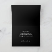 Cartes Pour Fêtes Annuelles Beautiful Lion and Lamb Christmas Card (Intérieur)