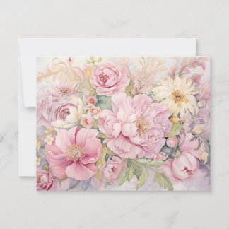Cartes Pour Fêtes Annuelles Beautiful pink peonies 