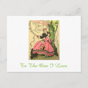 Cartes Pour Fêtes Annuelles Beaux couples vintages de Valentine d'art déco