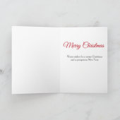 Cartes Pour Fêtes Annuelles Beaux oiseaux de Noël en Casquette d'hiver (Intérieur)