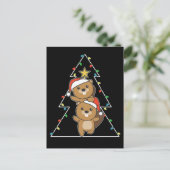 Cartes Pour Fêtes Annuelles Beaver Arbre de Noël Animaux de Noël Castors Ho (Debout devant)