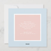 Cartes Pour Fêtes Annuelles Bébé bleu et rose jumeau garçon fille photo Noël (Dos)