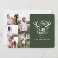 Bébé c'est froid cerf multi photo Noël