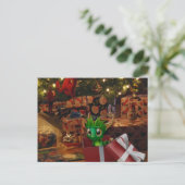 Cartes Pour Fêtes Annuelles Bébé de dragon (Debout devant)