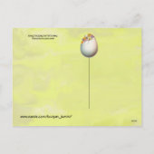 CARTES POUR FÊTES ANNUELLES BÉBÉ HUGING EASTER BUNNY (Dos)