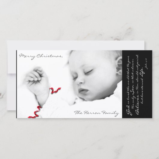 Cartes Pour Fêtes Annuelles Bébé Jésus (Devant)