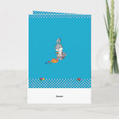 Cartes Pour Fêtes Annuelles Bébé lapin petit (Dos)