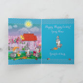 Cartes Pour Fêtes Annuelles Bébé lapin petit (Intérieur)