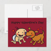 Cartes Pour Fêtes Annuelles Bébé Nez Baisers du chien (Devant / Derrière)