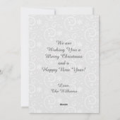 Cartes Pour Fêtes Annuelles Bébé très premier Noël (Dos)