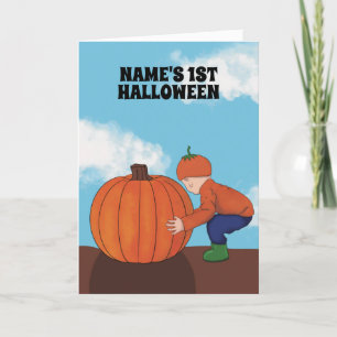 Cartes Pour Fêtes Annuelles Bébés d'abord Halloween