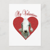 Cartes Pour Fêtes Annuelles Bedlington Terrier mon Valentine (Devant)