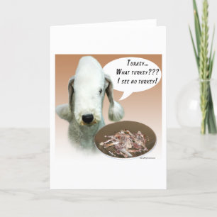Cartes Pour Fêtes Annuelles Bedlington Terrier Turquie