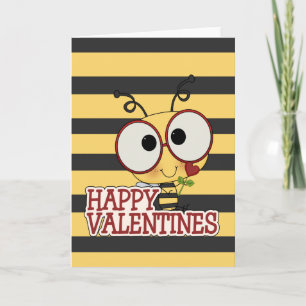 Cartes Pour Fêtes Annuelles Bee My Valentine