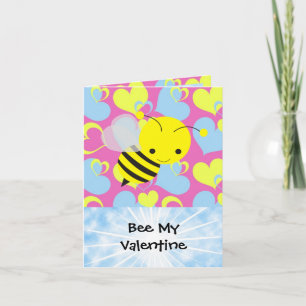 Cartes Pour Fêtes Annuelles Bee My Valentine