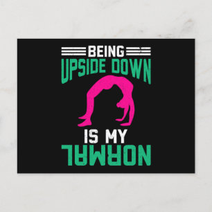 Cartes Pour Fêtes Annuelles Being Upside Down Is My Normal