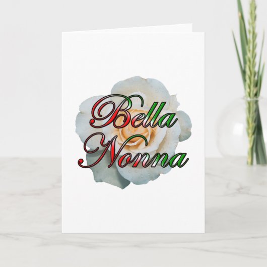 Cartes Pour Fêtes Annuelles Bella Nonna (Devant)