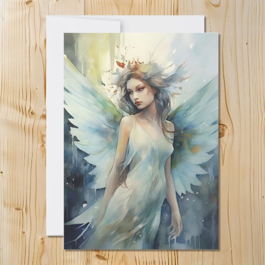 Cartes Pour Fêtes Annuelles Belle aquarelle Fairy
