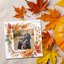 Belle automne Foliage Famille Photo Thanksgiving