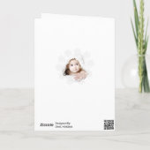 Cartes Pour Fêtes Annuelles Belle Bébé sceau 1er Noël Snowman Photo (Dos)