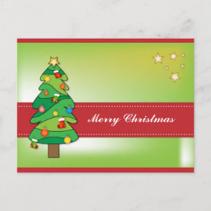 Cartes Pour Fêtes Annuelles Belle conception d'arbre de Noël