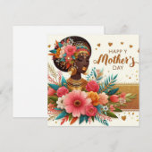 Cartes Pour Fêtes Annuelles Belle Fête des mères (Devant / Derrière)