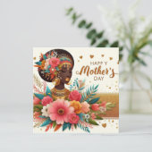 Cartes Pour Fêtes Annuelles Belle Fête des mères (Debout devant)