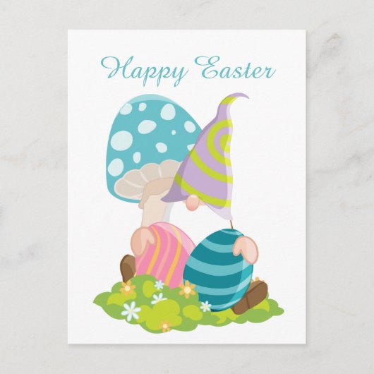 Cartes Pour Fêtes Annuelles Belle génome d'oeuf de Pâques (Devant)