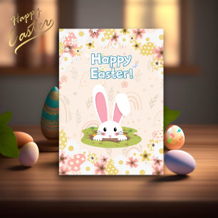 Cartes Pour Fêtes Annuelles Belle Nature Oeuf Floral Pour Les Enfants Joyeux P