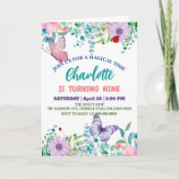 Belle papillon Polka point floral Fleur Anniversai
