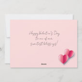 Cartes Pour Fêtes Annuelles Belle Saint-Valentin Design Moderne Bohème (Dos)