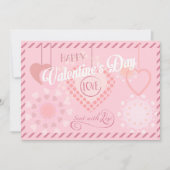 Cartes Pour Fêtes Annuelles Belle Saint Valentin Design moderne Boho (Devant)
