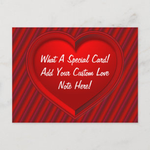 Cartes Pour Fêtes Annuelles Belle Saint Valentin personnalisée