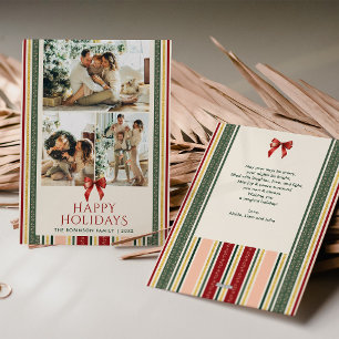 Cartes Pour Fêtes Annuelles Belle taille minimale et corsage Joyeux Noël 2 Pho