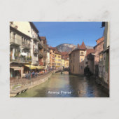 Cartes Pour Fêtes Annuelles Belle vue sur Annecy, France sur une (Devant)