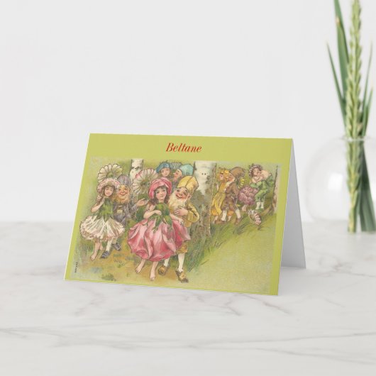 Cartes Pour Fêtes Annuelles Beltane (Devant)
