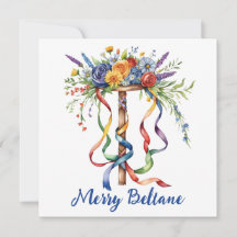Beltane Maypole Floral Summer Begins Sabbat
