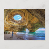 Cartes Pour Fêtes Annuelles Benagil Algarve Portugal (Devant)