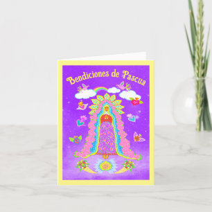 Cartes Pour Fêtes Annuelles Bendiciones de Pasqua Espagne Pâques