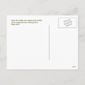 Cartes Pour Fêtes Annuelles Bénédiction d'action de grâce. Art (Dos)