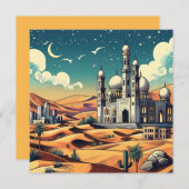 Cartes Pour Fêtes Annuelles Bénédiction d'Allah (Devant / Derrière)