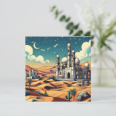 Cartes Pour Fêtes Annuelles Bénédiction d'Allah (Debout devant)