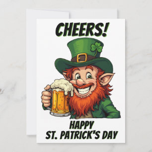 Cartes Pour Fêtes Annuelles Bénédiction de la Saint-Patrick - SANTÉ