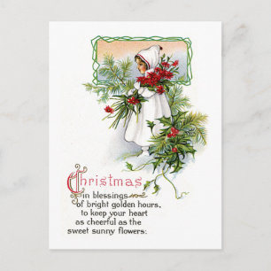 Cartes Pour Fêtes Annuelles Bénédiction de Noël