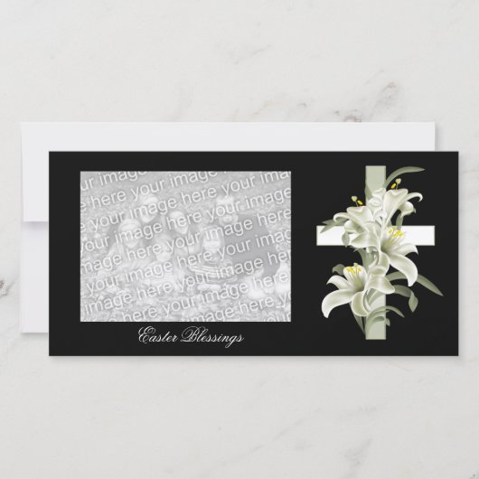 Cartes Pour Fêtes Annuelles Bénédiction de Pâques (Devant)